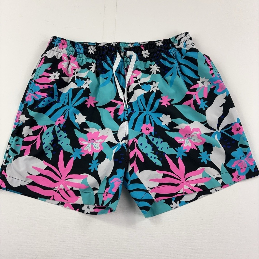 Chubbies Swim Shorts Mens Large Multicolor Tropical Floral Trunks 5.5 Inseam